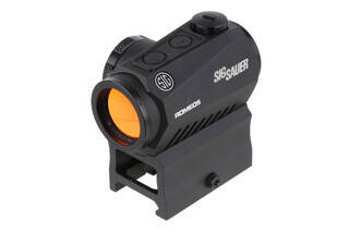 Sig Sauer Romeo5 red dot sight features a 2 moa reticle